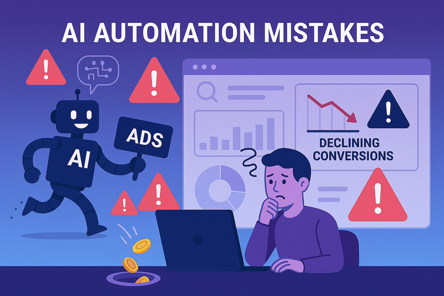 Blind automation and AI causing performance marketing mistakes